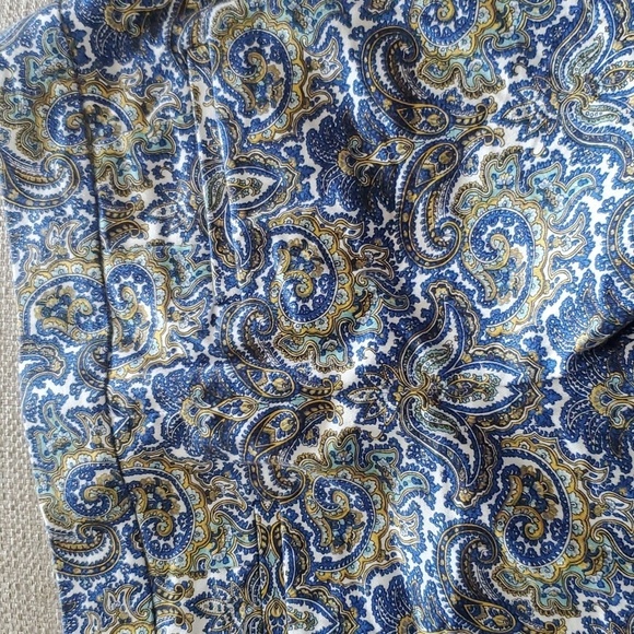 J   Crew Classic city fit Paisley patterns size 0 - Picture 7 of 7